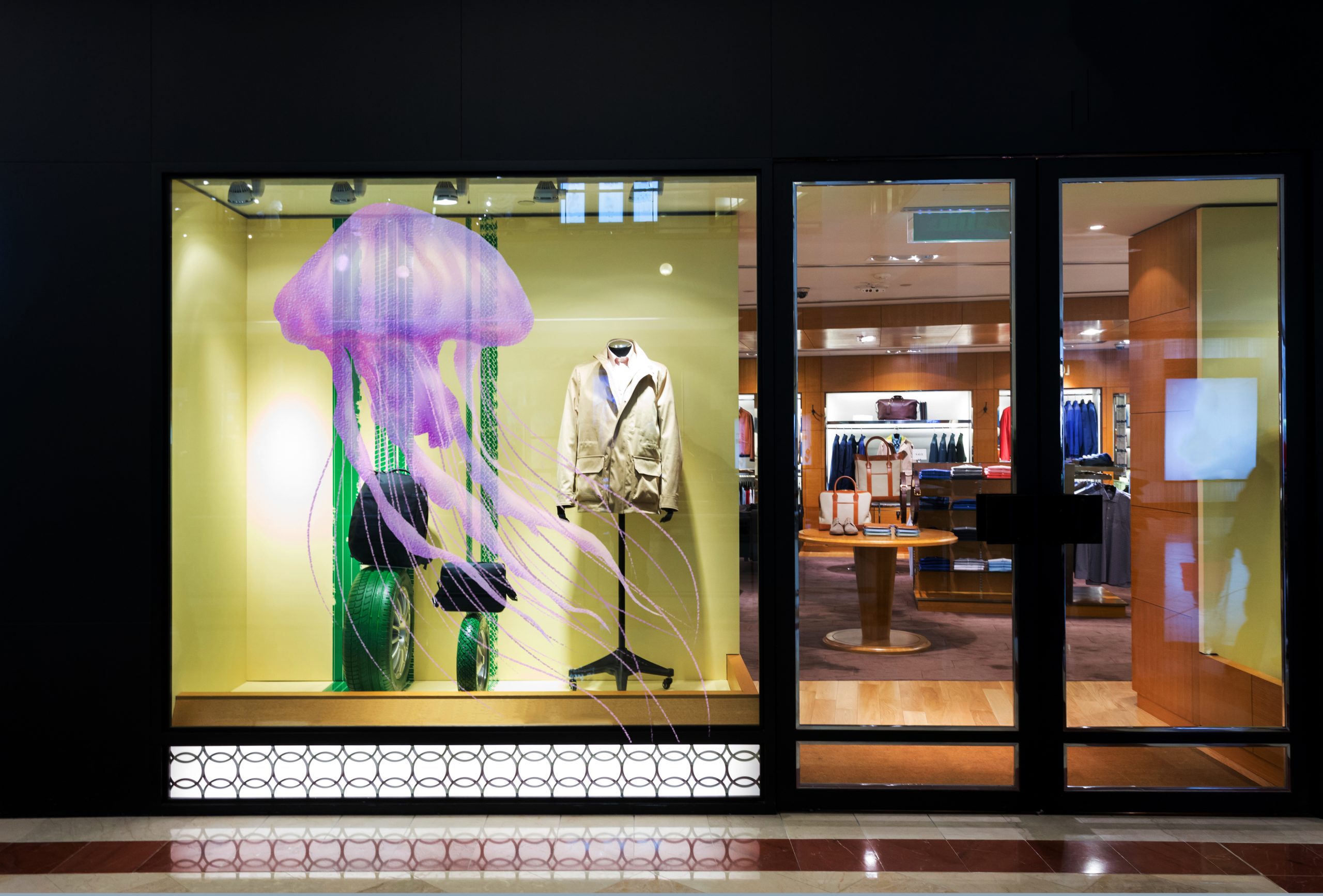 fashion clothes shop storefront
